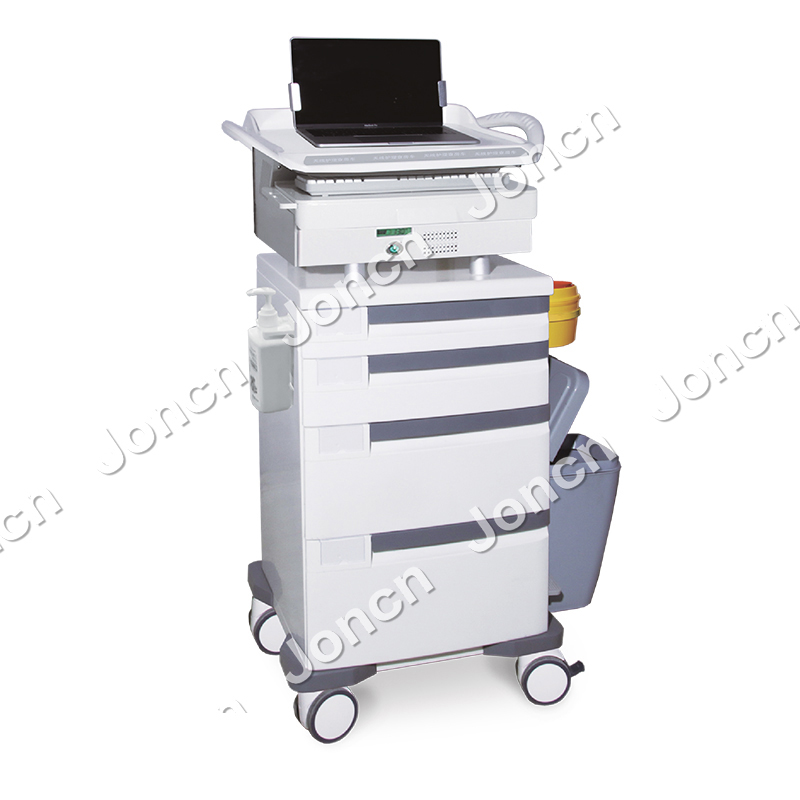 E-WT-508J62A1 OEM MÉDICO Disponible Muebles de hospital Precio barato Carro de medicina Carro de estación de trabajo ABS