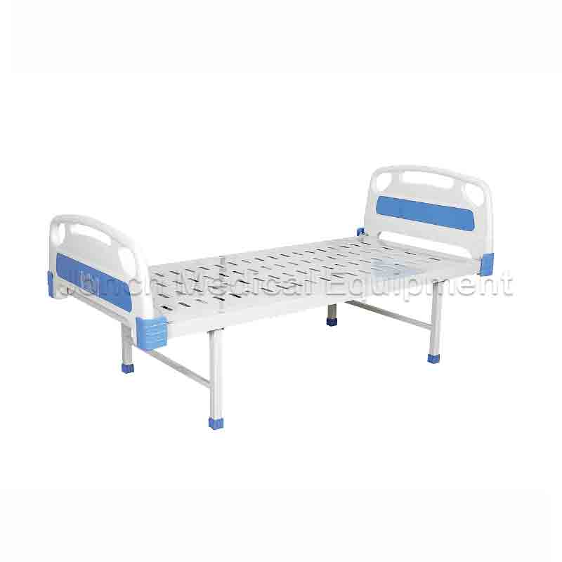 Cama plana médica del ABS manual multifuncional de los muebles del hospital MD200007 para el cuidado paciente